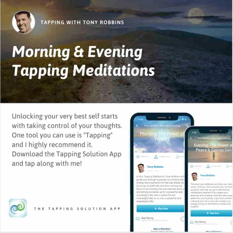 Tony Robbins on The Tapping Solution App